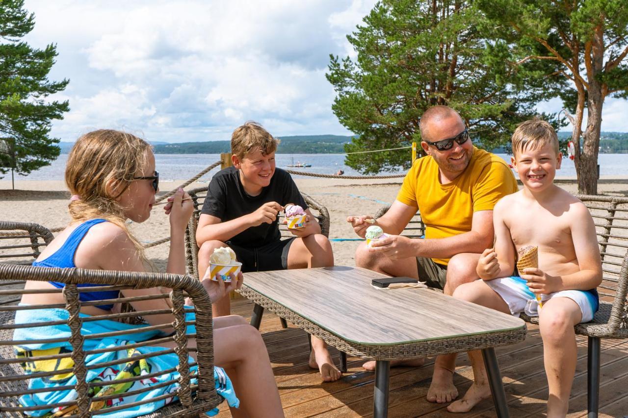 Topcamp Onsakervika - Tyrifjorden Svensrud Buitenkant foto